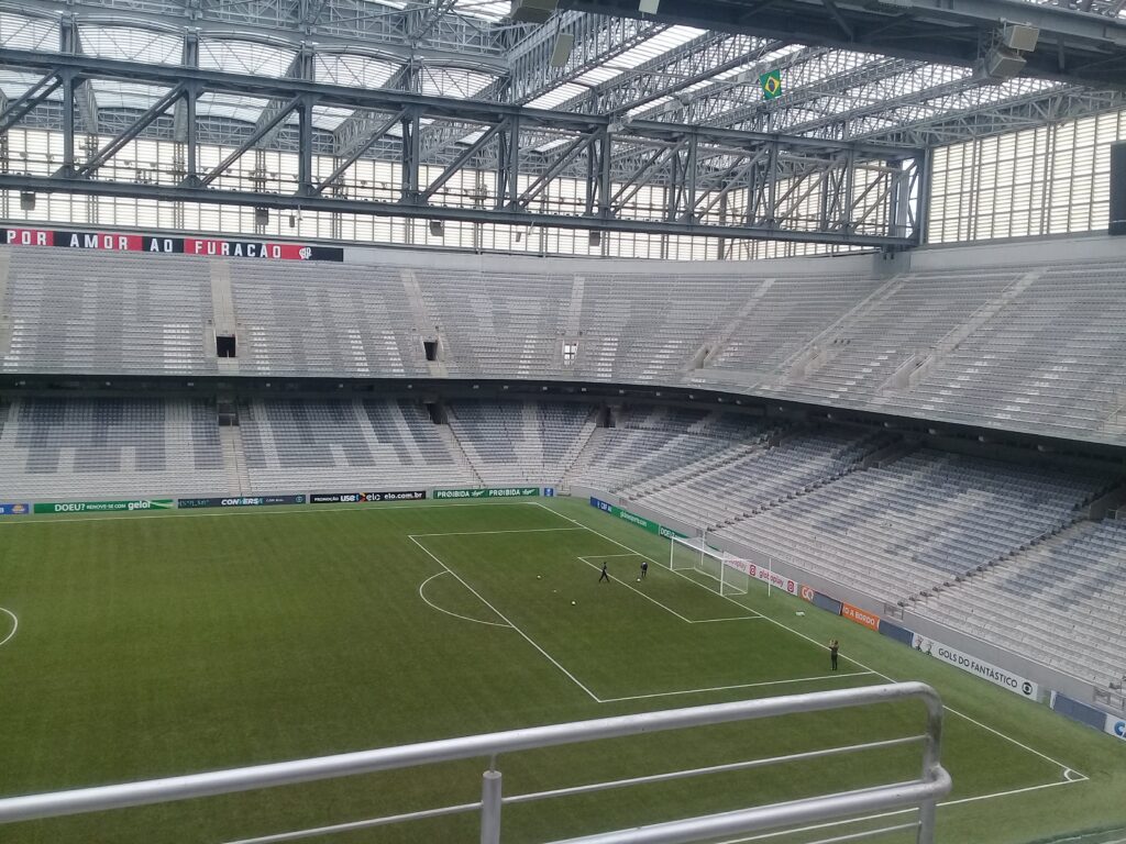 our Guiado na Arena da Baixada conhecemos o estádio Ligga Arena