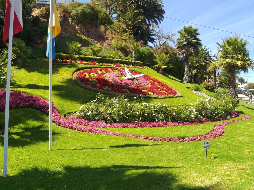 Relógio de Flores em Viña del Mar