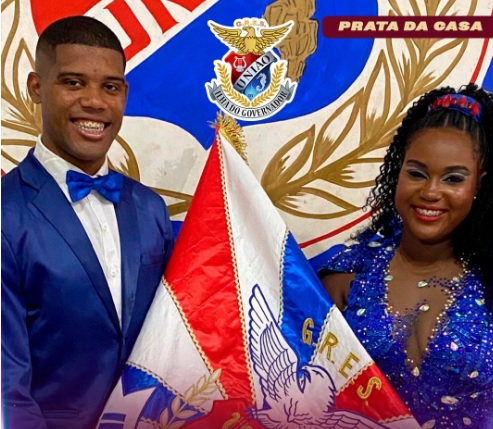 União da Ilha anuncia novo casal de mestre sala e porta-bandeira