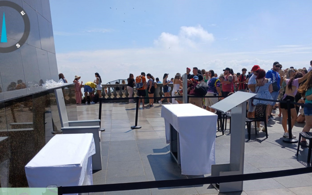 Estrutura que feriu turista no Cristo Redentor foi montada sem autorização, diz Iphan