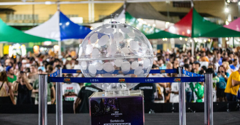 Três escolas já têm posições definidas na ordem do desfile do Grupo Especial de 2026