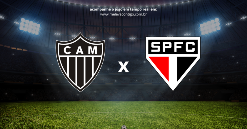 Atlético x São Paulo: acompanhe a partida em tempo real, minuto a minuto