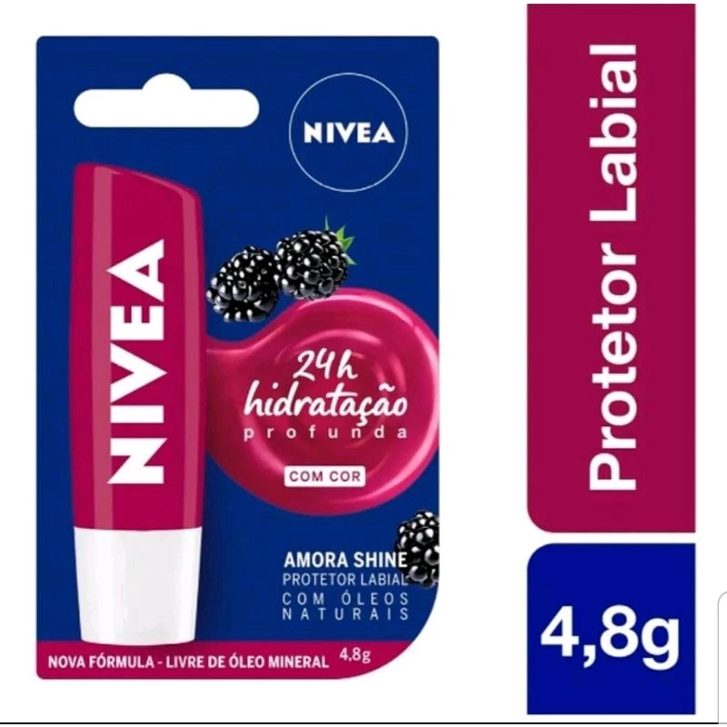 protetores labiais nivea