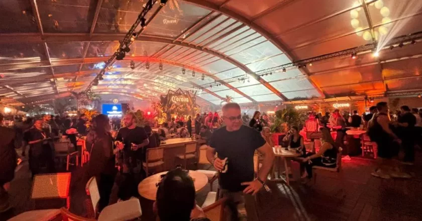 Como foi a área VIP da Corona no show da Lady Gaga em Copacabana