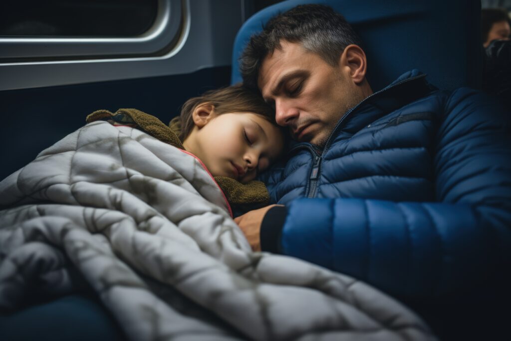 Como fazer as crianças dormirem em viagens longas