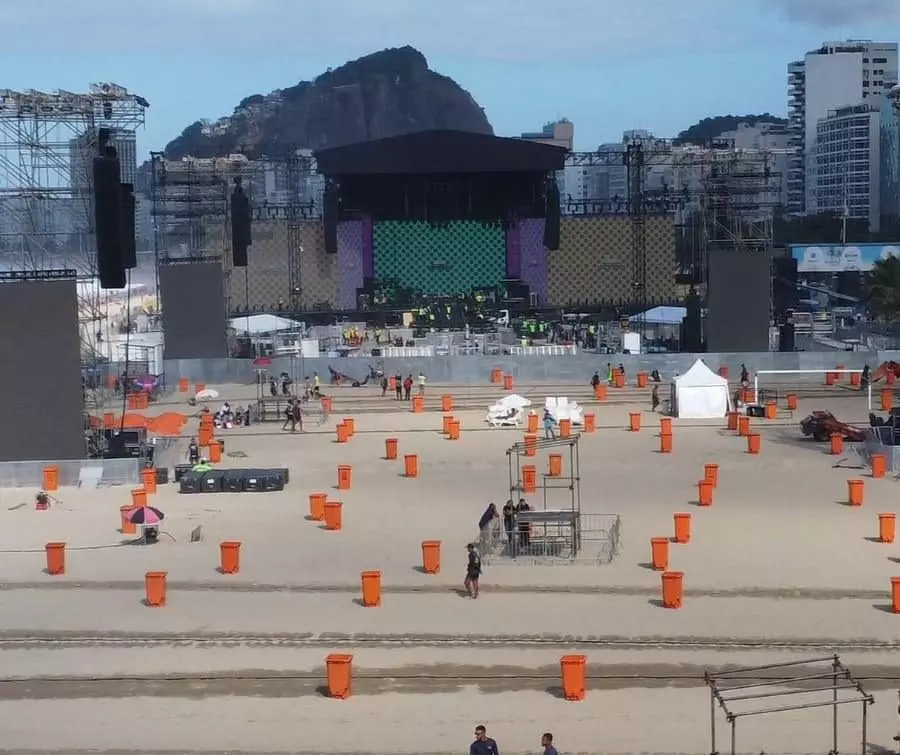 Show de Lady Gaga mobiliza 1.630 garis e operação histórica de limpeza no Rio