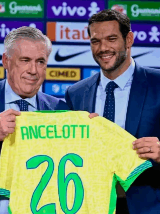 Carlo Ancelotti, faz a 1° convocação da Seleção Brasileira, confira