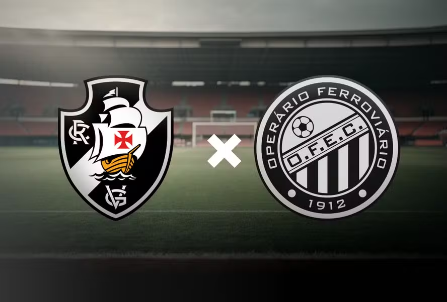 Vasco x Operário-PR: onde assistir ao vivo, horário e escalações