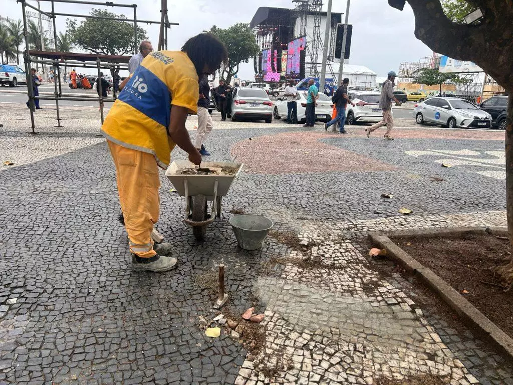 Prefeitura reforça conservação urbana no Rio para semana com show de Lady Gaga, BRICS e Web Summit