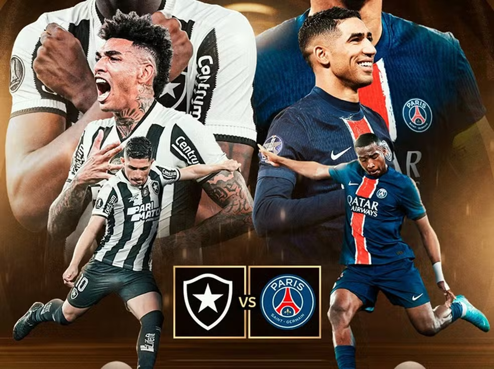Onde Assistir PSG x Botafogo: Mundial de Clubes