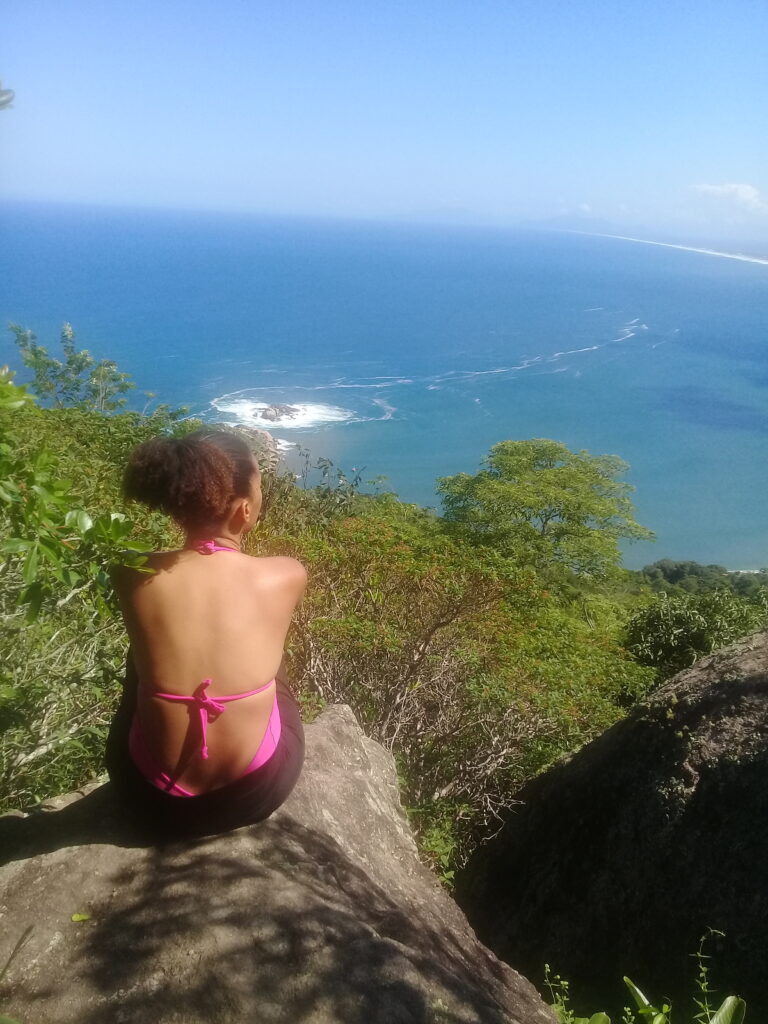 vista da trilha da pedra do telegrafo