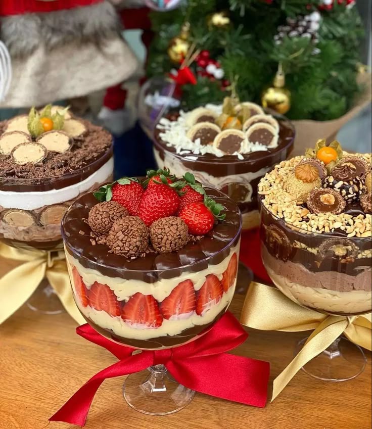 pavê de chocolate com morango receita