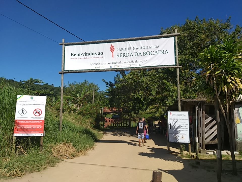 Entrada do Parque Nacional Serra da Bocaina em Trindade Praia do Meio
