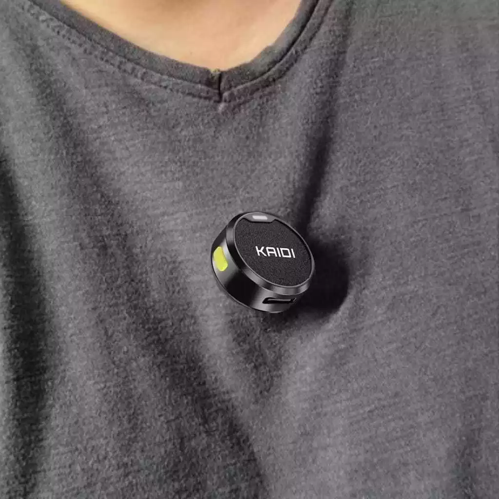 Kaidi Microfone De Lapela Duplo Profissional Microfone Bluetooth