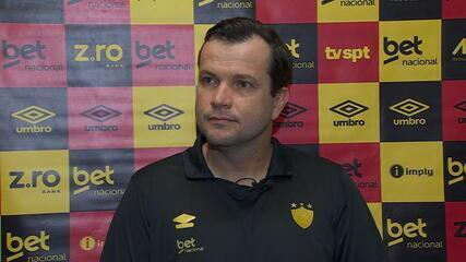 Daniel sobre derrota do Sport: "Não conseguimos entrar na mesma rotação do Atlético-MG"