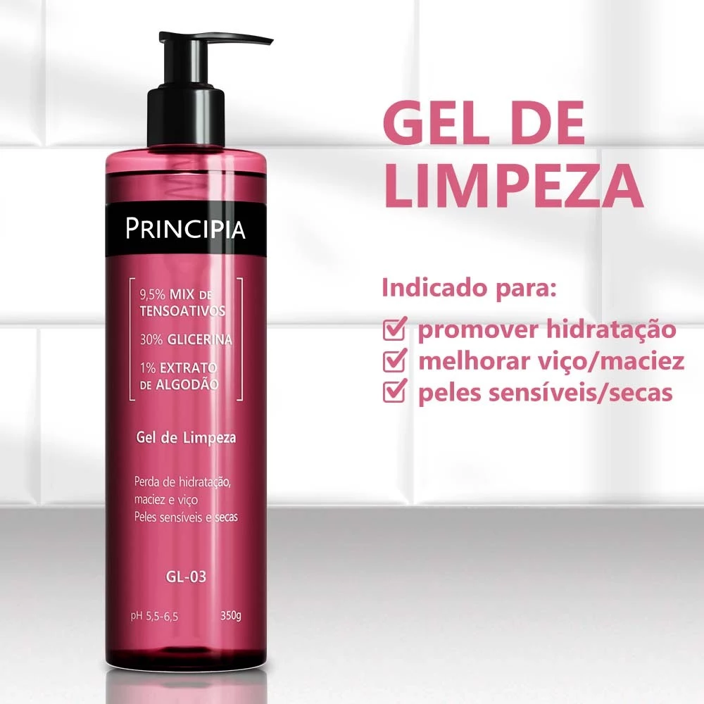 ordem skincare gel de limpeza principia