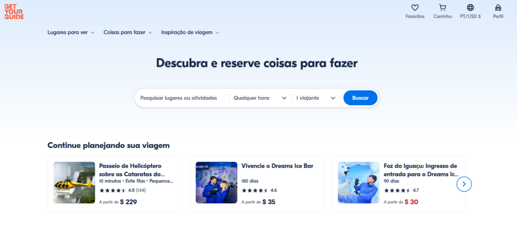 como comprar ingressos para as cataratas do iguaçu pela getyourguide