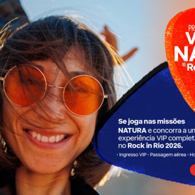 Promoção da Natura pode te levar ao Rock in Rio de área VIP
