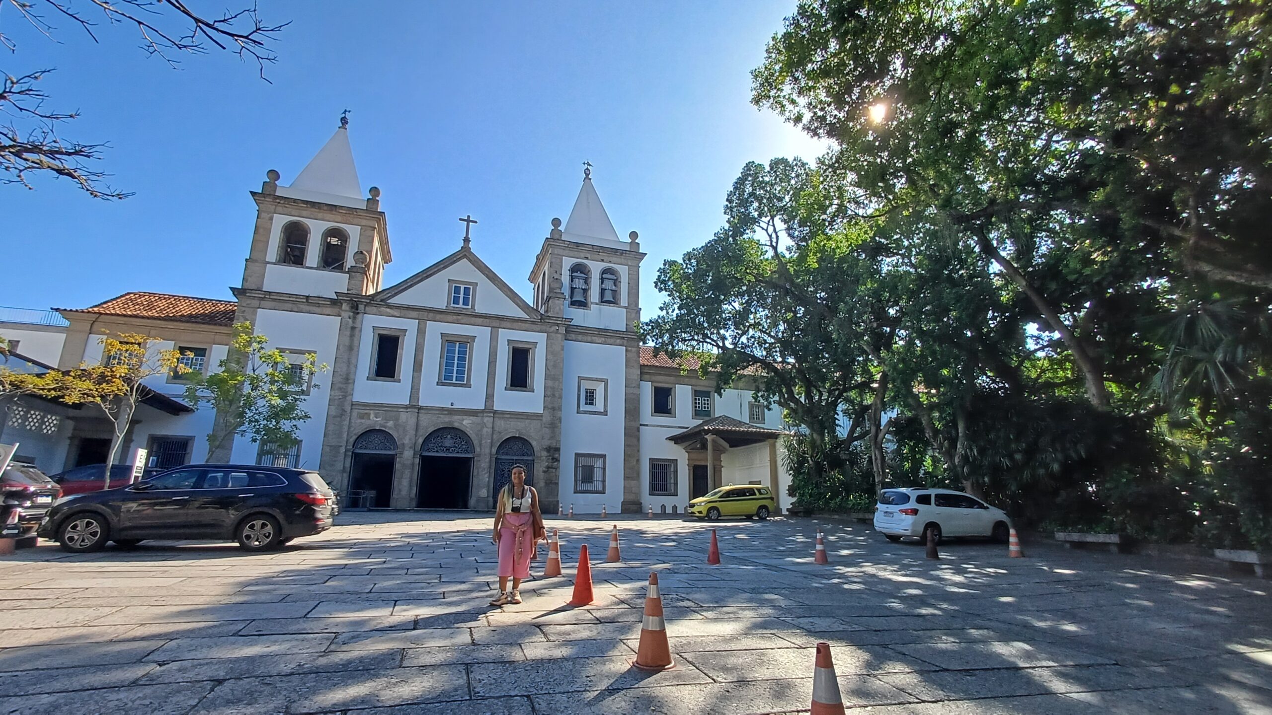 Fachada do Mosteiro de São Bento no Centro do Rio de Janeiro
