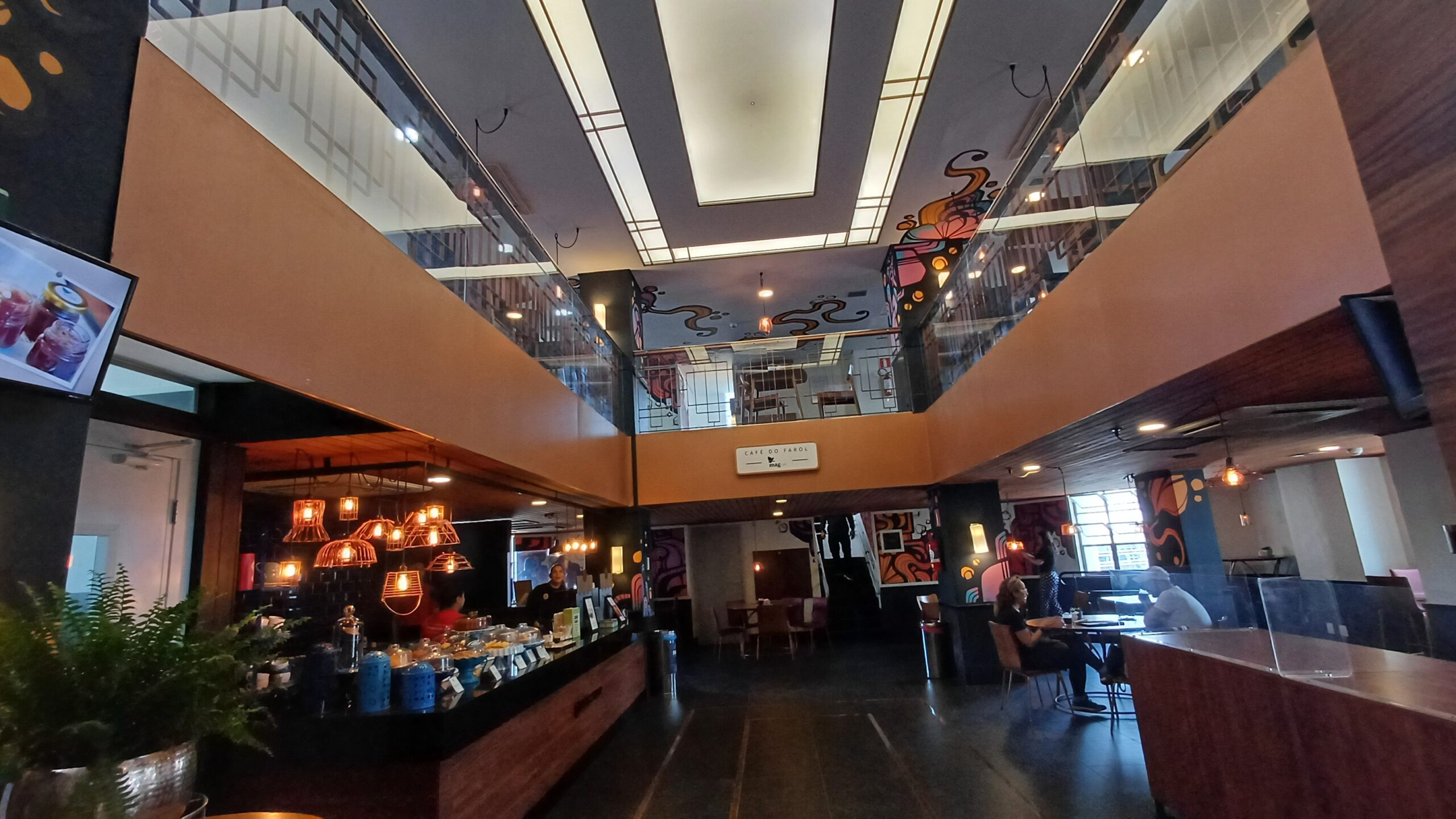 Café do Farol Santander no Centro de São Paulo
